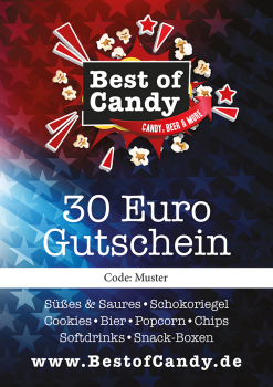 BestofCandy Gutschein 30 Euro